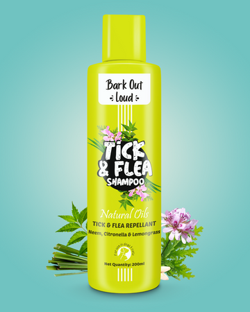 Tick & Flea Shampoo for Cats & Dogs